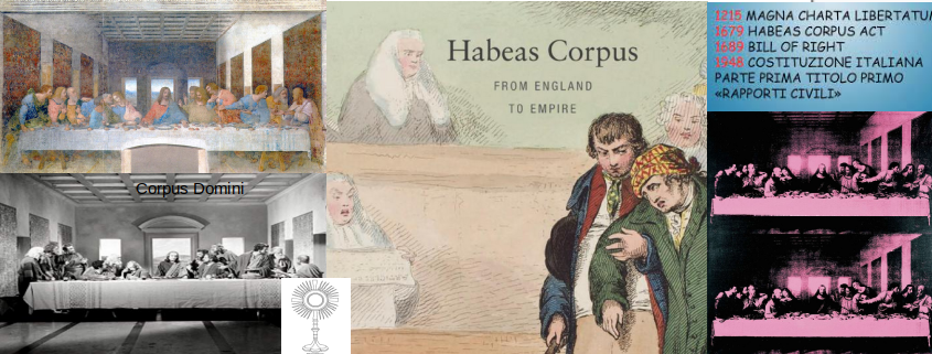 Dall’Habeas corpus al Corpus Domini